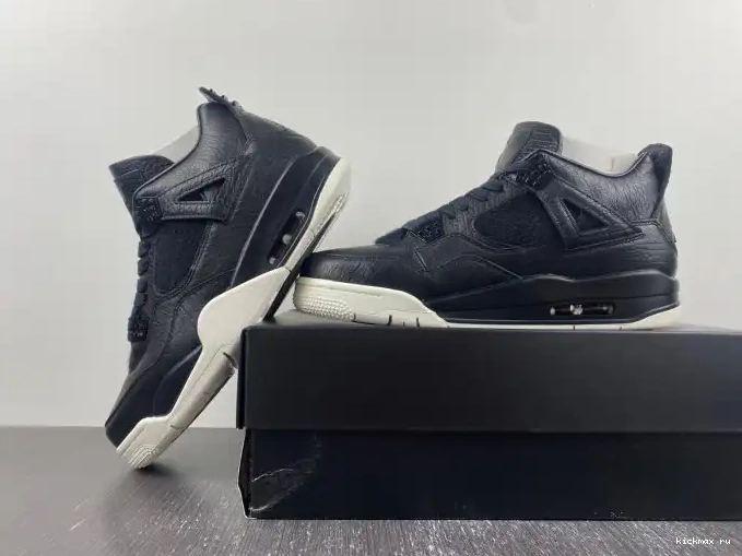 Rep MAX Jordan Pony 4 Black Retro Hair 819139-010 0605